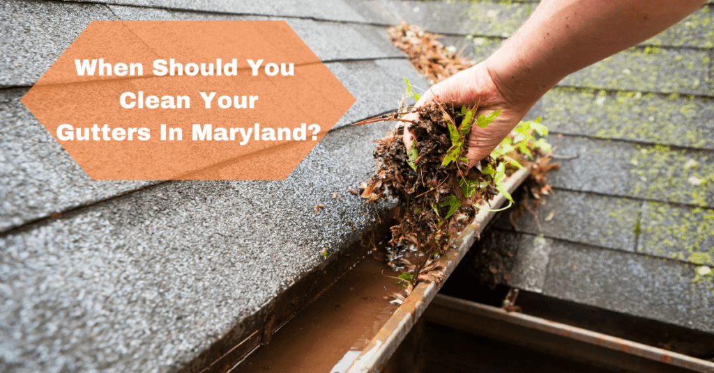 When should you clean your gutters in MD